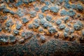 Rust Grungy bad iron metal surface Royalty Free Stock Photo