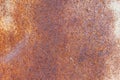Rust with iron that reacts when placed for a long time Royalty Free Stock Photo