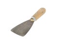 Rust paint trowel isolated on white with clipping path