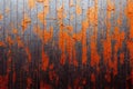 Rust, scuff and shabbiness on metal texture.