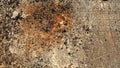 Rust Stone Texture. Antique Stove. Wallpaper or Background Photo Royalty Free Stock Photo