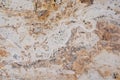 Rust stone wall or grunge stone texture image use for stone background Royalty Free Stock Photo