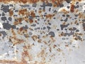 Rust texture on metal sheet abstrack background concetp Royalty Free Stock Photo