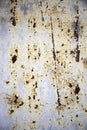 Rust texture on metal wall Royalty Free Stock Photo