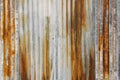 Rust texture zinc wall for background Royalty Free Stock Photo