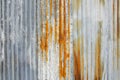 Rust texture zinc wall for background Royalty Free Stock Photo