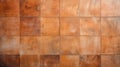Rust Tile Wall Chequered Flat Background Mud Room Floor Texture