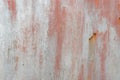 A rust on zinc wall grey red texture Royalty Free Stock Photo