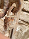 Rusted abondened lock