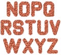 Rusted alphabet n-z