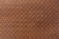 Rusted anti-slip floor panel, metal background Royalty Free Stock Photo