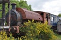 Abandoned locomotive at Tanfield Railway Royalty Free Stock Photo