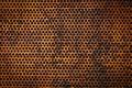 Rusted background or texture of steel grating which is rusted Royalty Free Stock Photo