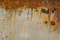 Rusted blistered paint textured background