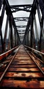 Rusted Bridge: A Dramatic Perspective Of Rural America