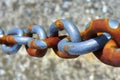 Rusted chain