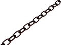 Rusted chain Royalty Free Stock Photo