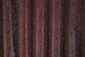 Rusted corrugated iron