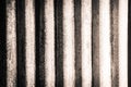 Rusted corrugated sheet metal siding background Royalty Free Stock Photo