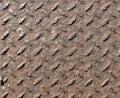 Rusted diamond steel sheet