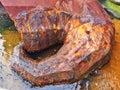 Rusted Modern Steel Sculpture, Sydney Harbour, Australia