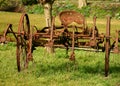 Rusted farm equipment