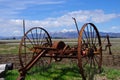 Rusted farm implement