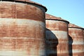 Rusted Feed Silos