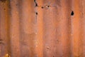 Rusted galvanized iron plate background Royalty Free Stock Photo