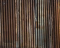 Rusted galvanized iron plate and background photo Royalty Free Stock Photo