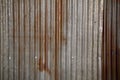 Rusted galvanized iron plate for background Royalty Free Stock Photo