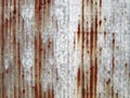 Rusted galvanized iron plate Royalty Free Stock Photo