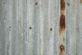 Rusted galvanized iron plate texture metal surface background close up Royalty Free Stock Photo