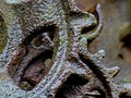 Rusted Gears Of An Abandoned Piece Of Farm Equipment