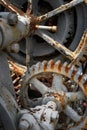 Rusted and Grimy Gears Royalty Free Stock Photo