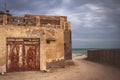 Rusted home gates in a village in Queshm Royalty Free Stock Photo