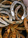 Rusted horseshoes