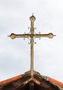 Rusted iron cross Royalty Free Stock Photo