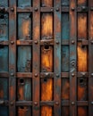 Rusted iron grate plain texture background - stock photography Royalty Free Stock Photo