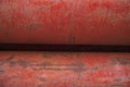 Rusted iron steel metal pipes can be used as an industrial texture background Royalty Free Stock Photo