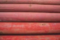 Rusted iron steel metal pipes can be used as an industrial texture background Royalty Free Stock Photo