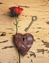 Rusted love Royalty Free Stock Photo