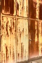 Rusted main door