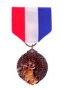 Rusted medal of honor Royalty Free Stock Photo