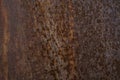 Rusted metal background and texture. Grunge old rusty scratched surface texture. Background - old metal surface. Royalty Free Stock Photo