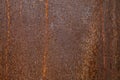 Rusted metal background and texture. Grunge old rusty scratched surface texture. Background - old metal surface. Royalty Free Stock Photo