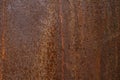 Rusted metal background and texture. Grunge old rusty scratched surface texture. Background - old metal surface. Royalty Free Stock Photo