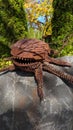 Rusted metal beholder