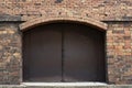 Rusted metal door Royalty Free Stock Photo