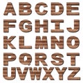 Rusted metal font